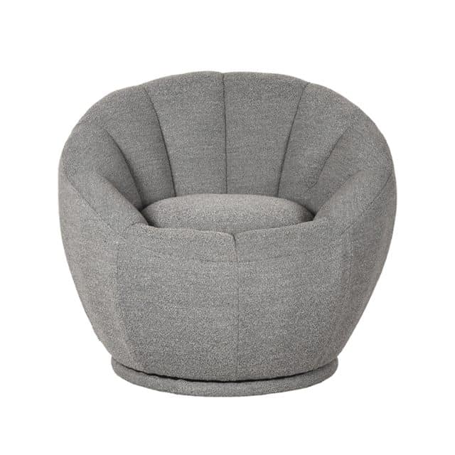 Fauteuil Crown 8211 Grijs 8211 Boucle 8211 Label51 8211 Rhb Home Amp Living