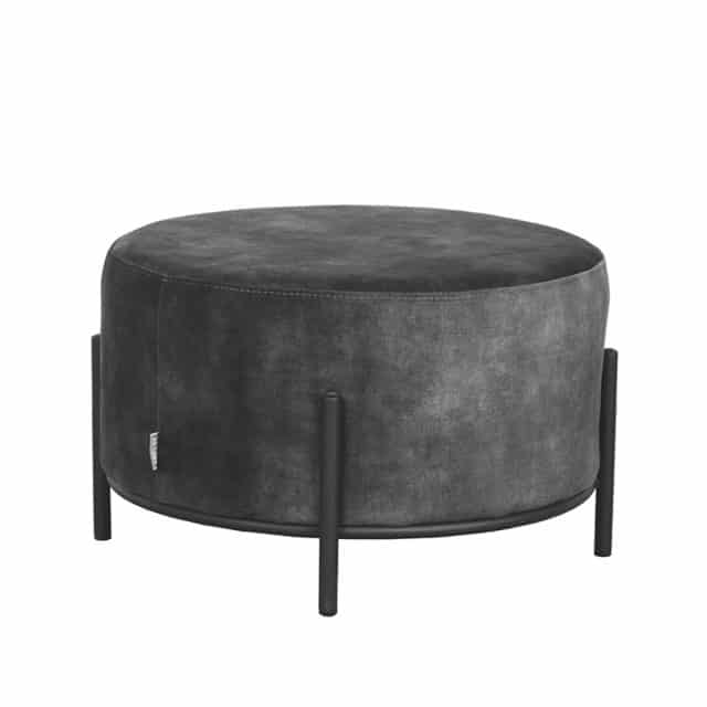 Poef Troy 8211 Antraciet 8211 Velours 8211 Xl 8211 Label51 8211 Rhb Home Amp Living