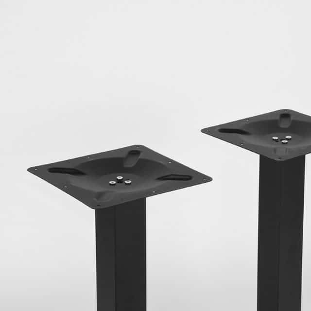 Eettafelpoot Dubbel 8211 Zwart 8211 Metaal 8211 Dubbel 8211 71 Cm 8211 Label51 8211 Rhb Home Amp Living