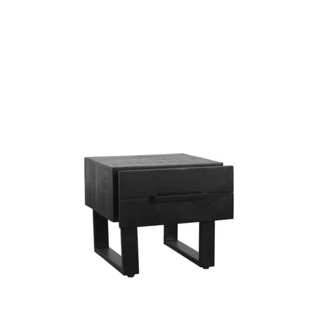 Salontafel Santos 8211 Zwart 8211 Mangohout 8211 44 215 50 Cm 8211 Rhb Home Amp Living