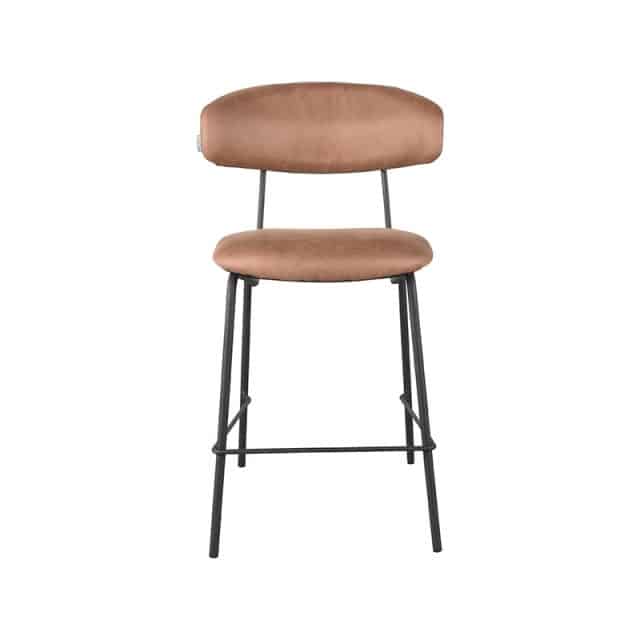 Barkruk Zack 8211 Cognac 8211 Microfiber 8211 Zithoogte 65 8211 Label51 8211 Rhb Home Amp Living