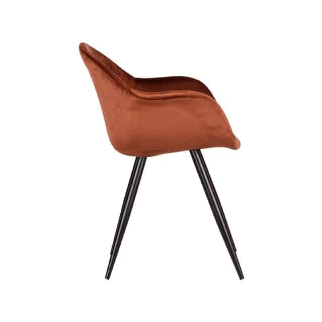 Eetkamerstoel Forli 8211 Roest 8211 Fluweel 8211 Label51 8211 Rhb Home Amp Living