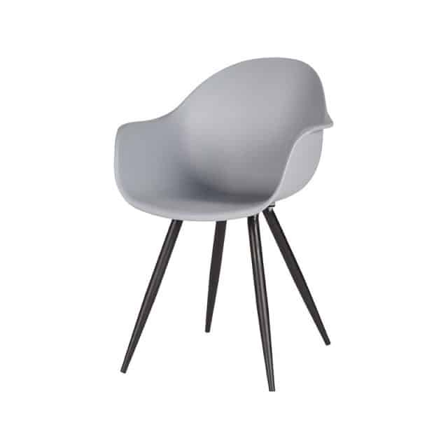 Eetkamerstoel Luca 8211 Grijs 8211 Kunststof 8211 Label51 8211 Rhb Home Amp Living