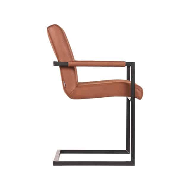Eetkamerstoel Milo 8211 Cognac 8211 Microfiber 8211 Label51 8211 Rhb Home Amp Living