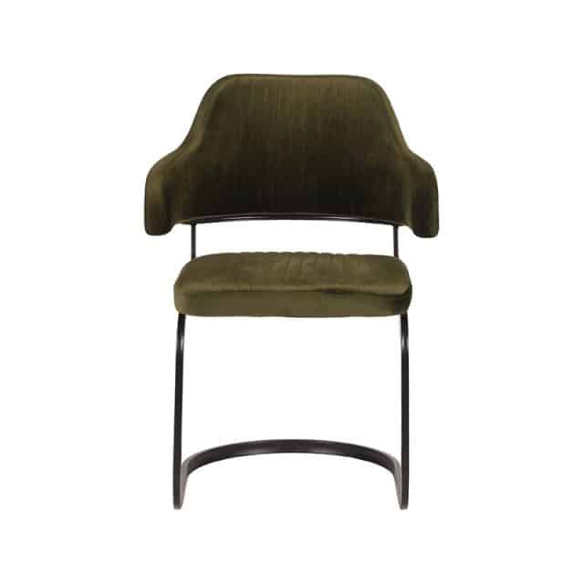 Eetkamerstoel Otta 8211 Legergroen 8211 Fluweel 8211 Label51 8211 Rhb Home Amp Living