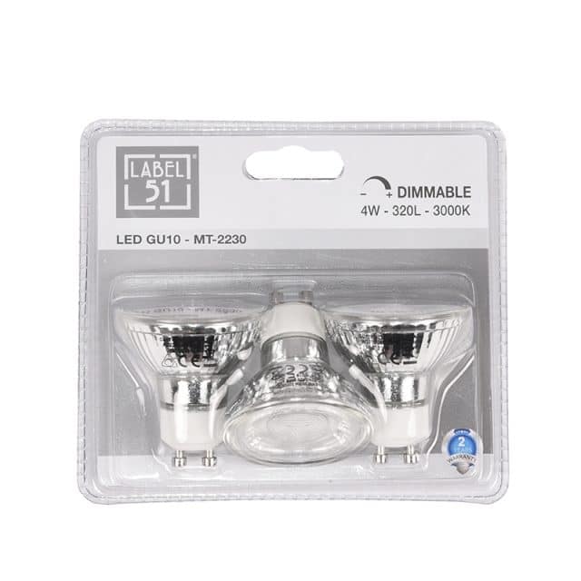 Lichtbron Gu10 3 Stuks 8211 Glas 8211 Rhb Home Amp Living