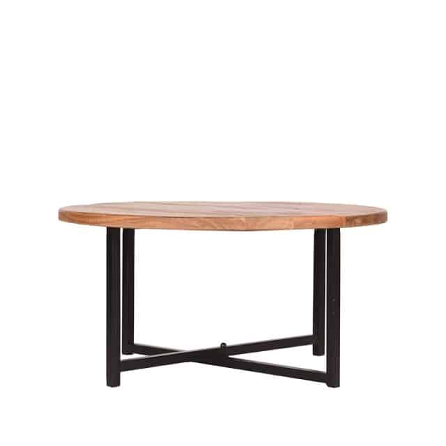 Salontafel Dex 8211 Ruw 8211 Mangohout 8211 Rond 8211 80 Cm 8211 Label51 8211 Rhb Home Amp Living
