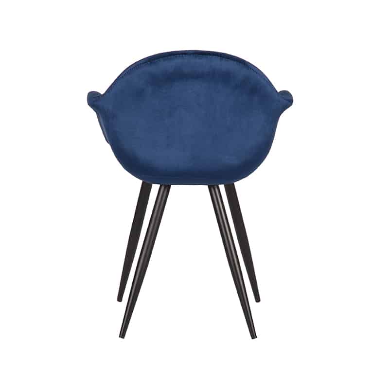 Eetkamerstoel Forli 8211 Blauw 8211 Fluweel 8211 Label51 8211 Rhb Home Amp Living