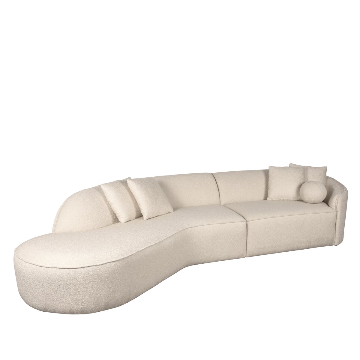 Bank Stelvio 8211 Beige 8211 Boucl 8211 4 Zits Hoek Links 8211 Label51 8211 Rhb Home Amp Living