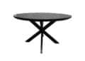 Eetkamertafel Jesper 8211 Rond 8211 Zwarte 130cm 8211 Rhb Home Amp Living