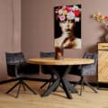 Esstisch Denver 8211 Rund 8211 Mango Holz 8211 120 Cm 8211 Rhb Home Amp Living