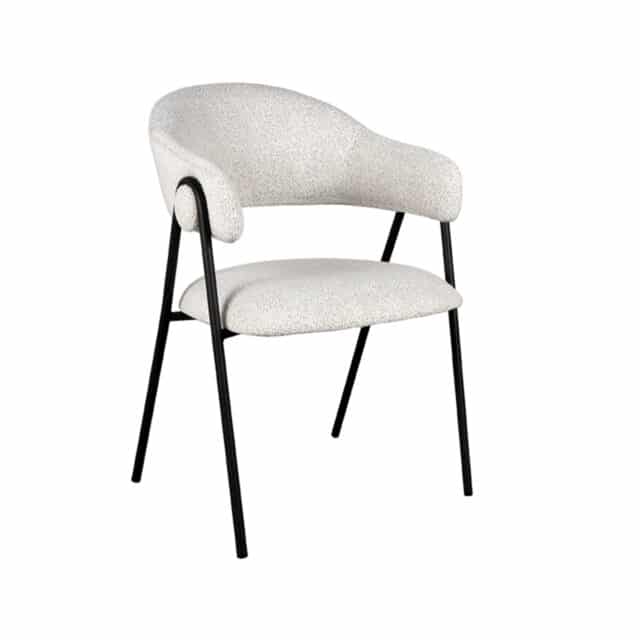 Eetkamerstoel Lowen 8211 Ivoor 8211 Boucl 8211 Label51 8211 Rhb Home Amp Living