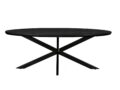 Eettafel Jesper - Ovaal - Zwart - 240 cm - RHB Home & Living