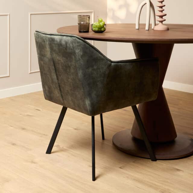 Eetkamerstoel Emma 8211 Fluweel Jagergroen 8211 Rhb Home Amp Living