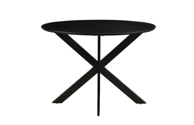 Eetkamertafel Oslo 8211 Rond 8211 Zwart 8211 120 Cm 8211 Rhb Home Amp Living