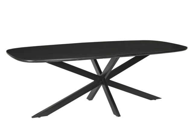 Eetkamertafel Jesper Deens Ovaal 8211 Zwart 8211 210cm 8211 Rhb Home Amp Living