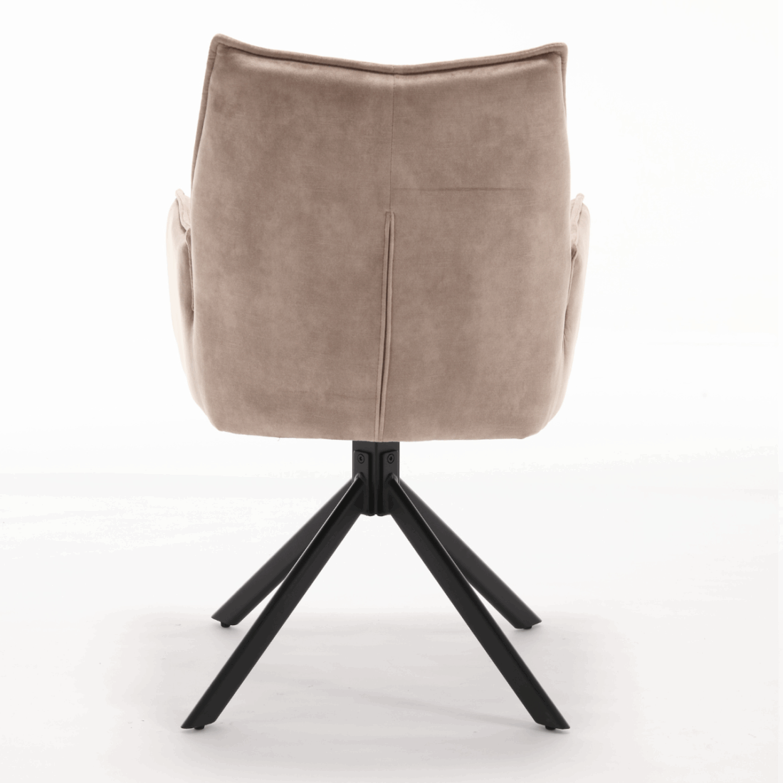 Eetkamerstoel Dani 8211 Fluweel Beige 8211 Rhb Home Amp Living