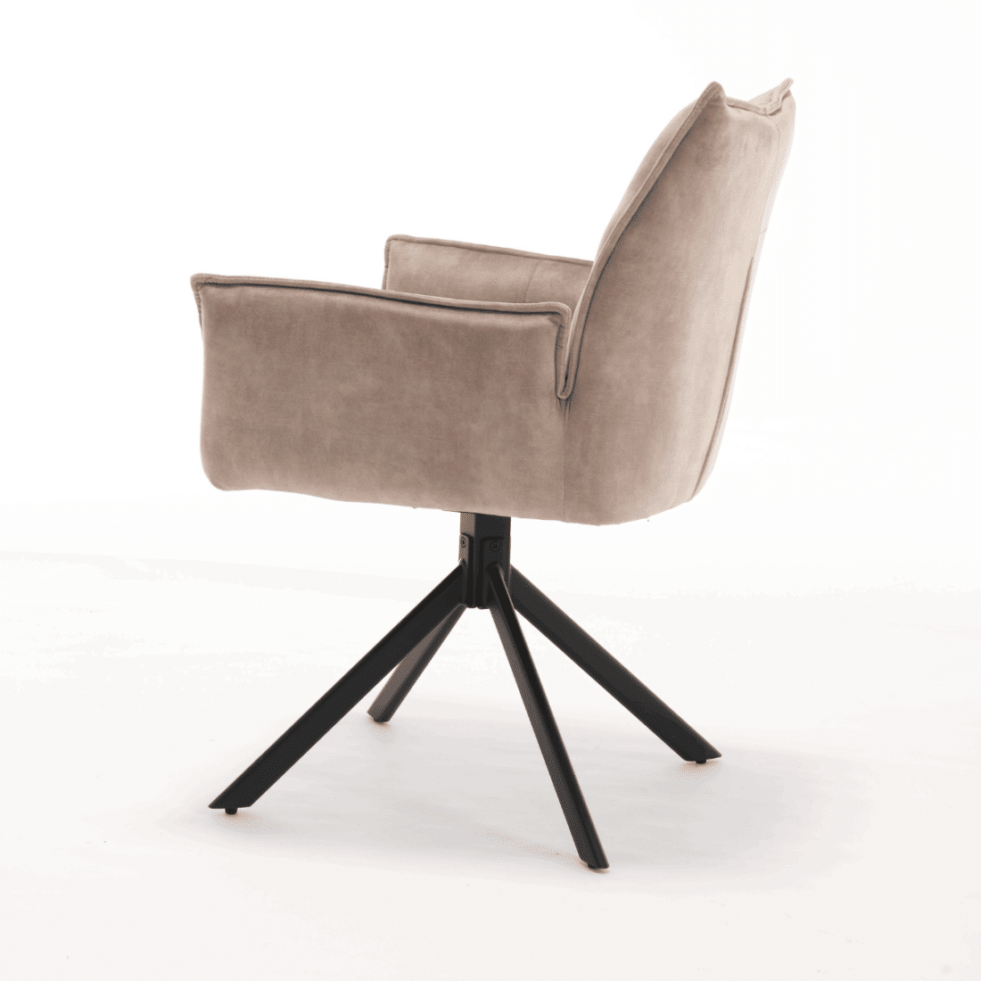 Eetkamerstoel Dani 8211 Fluweel Beige 8211 Rhb Home Amp Living