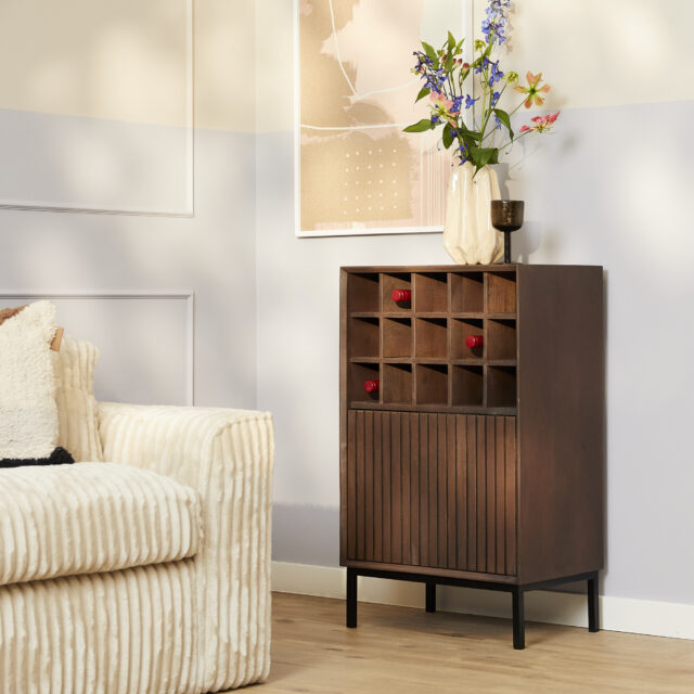 Wijnkast Madison 8211 Walnoot 8211 Rhb Home Amp Living