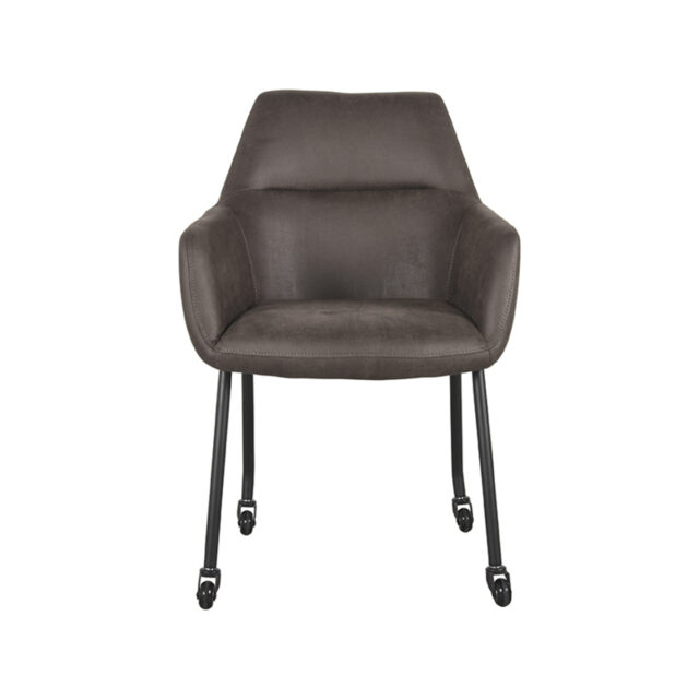 Eetkamerstoel Lenny 8211 Antraciet 8211 Microfiber 8211 Label51 8211 Rhb Home Amp Living