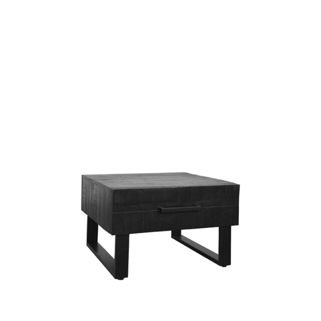 Salontafel Santos 8211 Zwart 8211 Mangohout 8211 64 215 70 Cm 8211 Rhb Home Amp Living