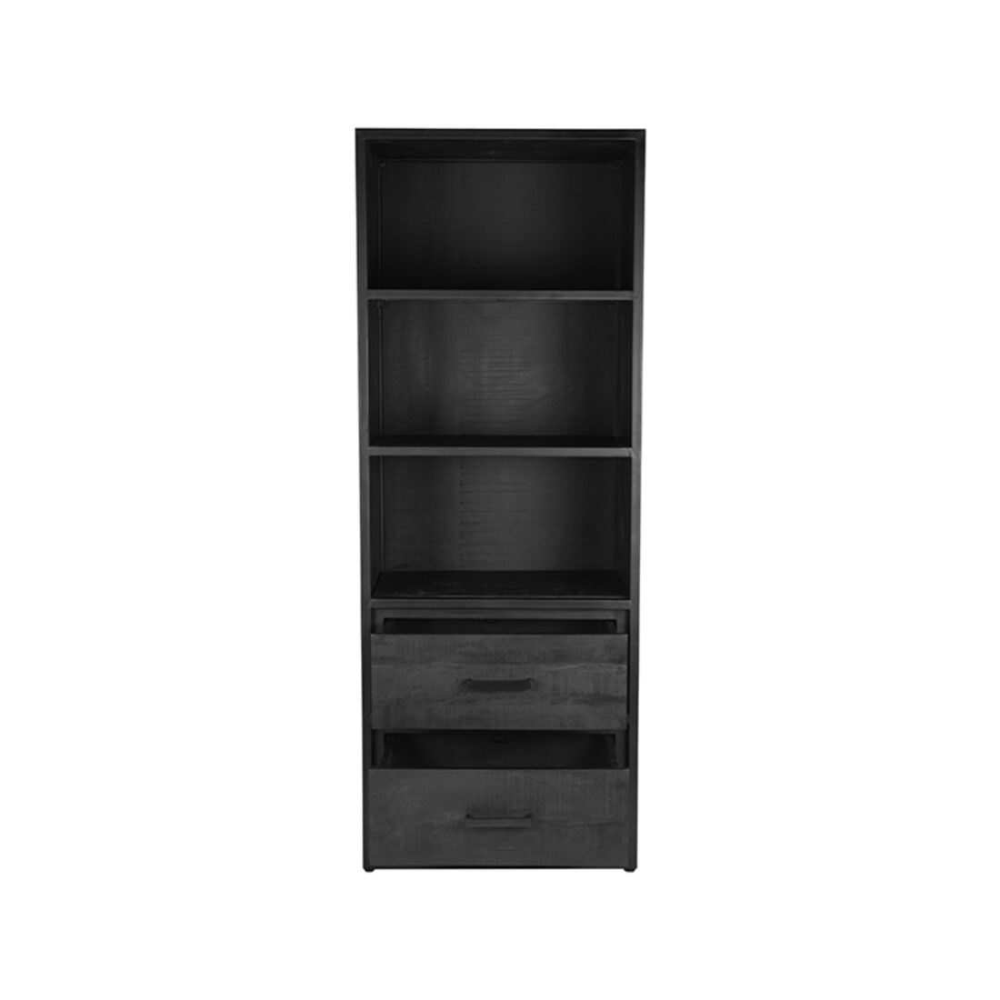 Boekenkast Chili 8211 Zwart 8211 Mangohout 8211 Label51 8211 Rhb Home Amp Living