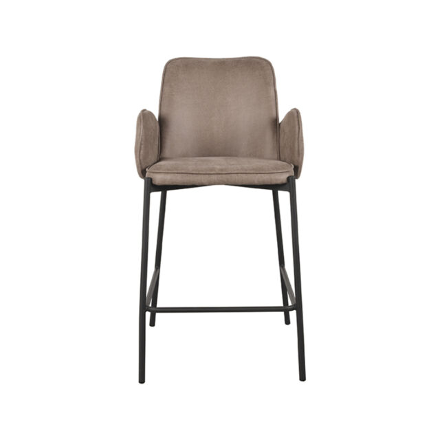 Barkruk Joni 8211 Taupe 8211 Microfiber 8211 Zithoogte 65 Cm 8211 Label51 8211 Rhb Home Amp Living