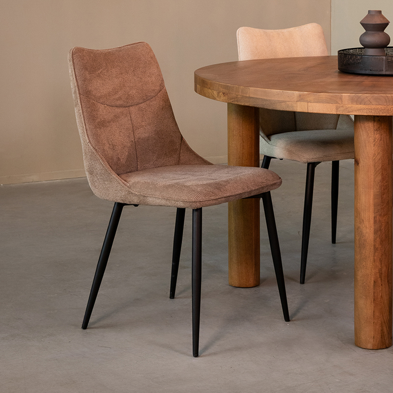 Eetkamerstoel Riv 8211 Klei 8211 Synthetisch 8211 Label51 8211 Rhb Home Amp Living Eetkamerstoel Riv 8211 Klei 8211 Synthetisch 8211 Label51 8211 Rhb Home Amp Living