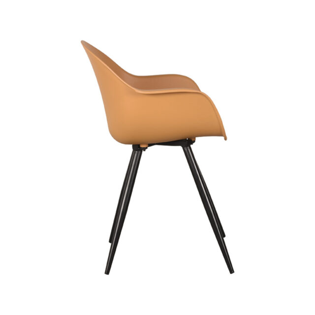 Eetkamerstoel Luca 8211 Oker 8211 Kunststof 8211 Label51 8211 Rhb Home Amp Living