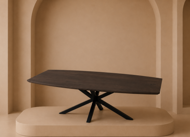 Bootvorm Eettafel