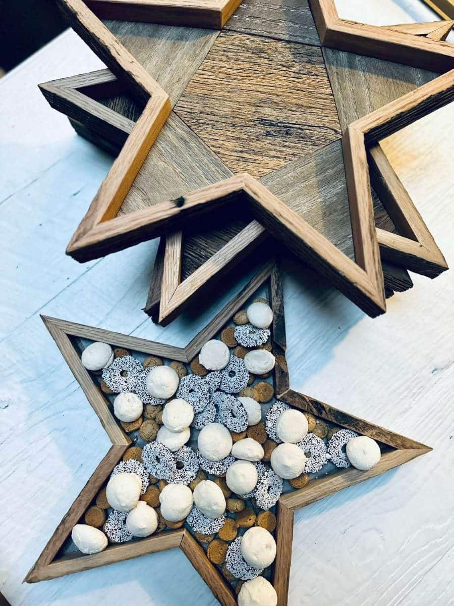 Eiken barnwood dienblad stervorm - Kerstdienblad - Robuust Maatwerk Store Eiken barnwood dienblad stervorm - Kerstdienblad - Robuust Maatwerk Store