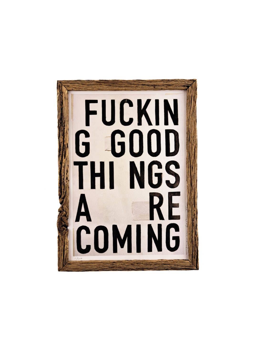 Barnwood Kader Met Art Print Good Things