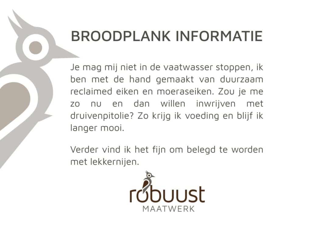 Broodplank Van Kops Hout