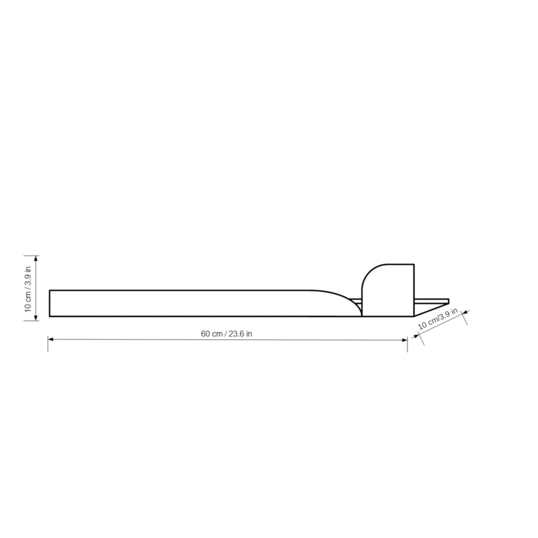 Metalen Wandplank