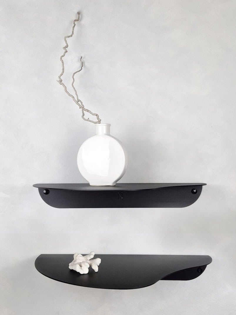 Metalen mosplank - Organische wandplank - Robuust Maatwerk Store