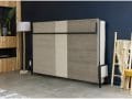 Het Cubed+ 140x200 cm. horizontaal volledig opgeklapt