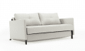 Sleeping couch Cubed de Luxe with arms