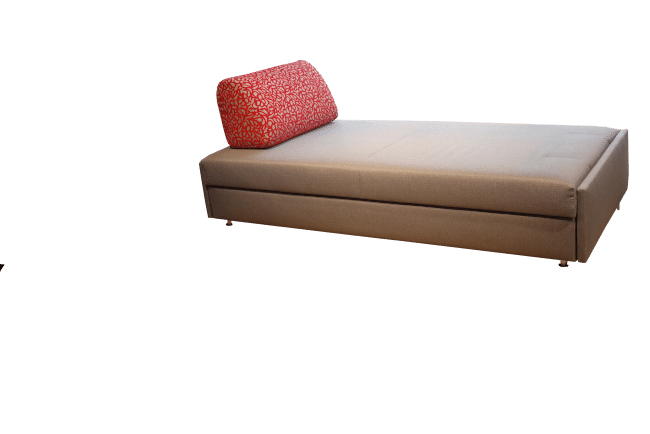 Slaapbank Maxxi-Zoom met één rugkussen als Daybed