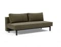 Slaapbank Sly als bank in groen corduroy
