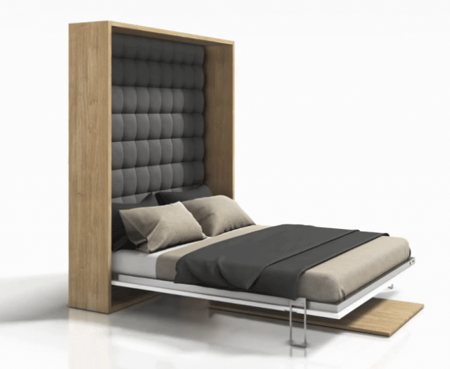 Bedkast of opklapbed uitgeklapt als bed