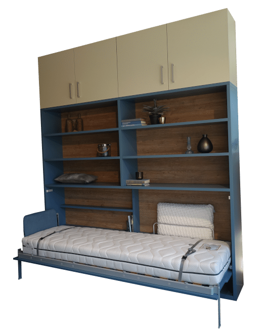 The wall bed or the folding bed Pronto unfolded as a bed