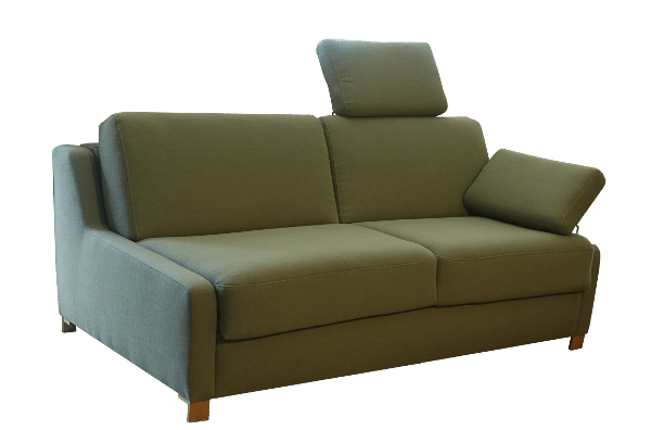 The Fiona sofa bed also looks beautiful in this green fabric