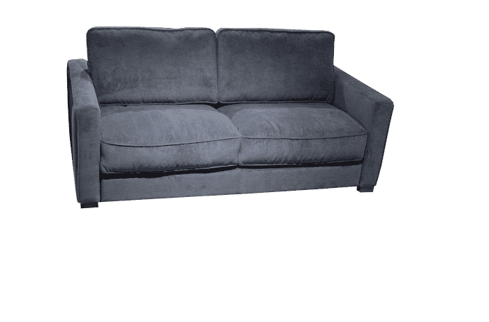 Due to the softer fillings, the Cocoon sofa bed has a floppy seating comfort