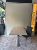 Showroom model wall bed Penelope dining with table and bed in one