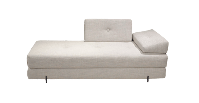 Folded up as a sofa, the Sigmund sofa bed looks like this