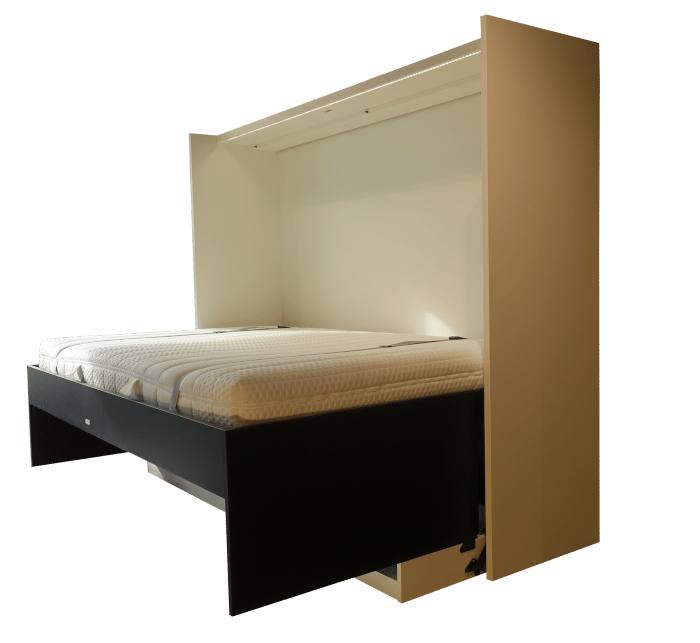 The comfortable bed of the Officio wall bed