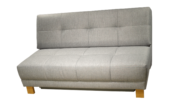 met een bedmaat van 140 of 160 x 207 cm. meestal voorradig deze slaapbank Steve