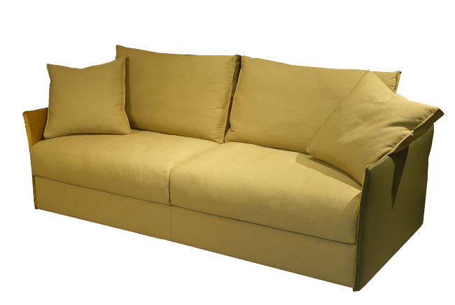 Thanks to the comfortable fillings, the sofa bed Sleek is fantastic.