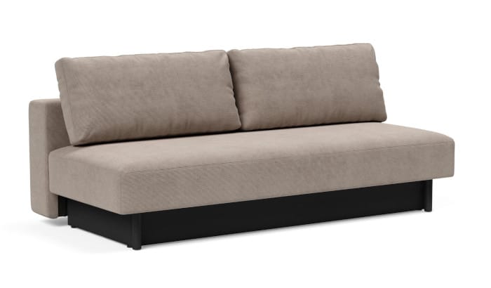 The Merga sofa bed also looks great in this narrow ribbed fabric