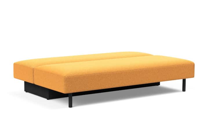 Unfolded with a bed of 140x200 cm. you have a great bed from the Merga sofa bed